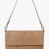 Brie Leon Isabel Biscuit Baby Croc Bag With Chain