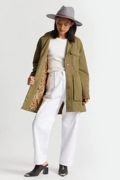 Brixton Quardro Military Olive Twill Jacket