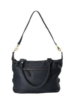 Harry & Co Jackie Black Leather Bag