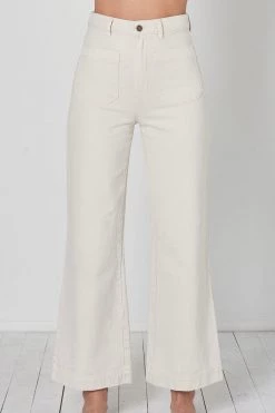 Rollas Sailor Front Pocket Wide Leg Salt Denim Jeans