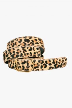 Loop Leather Felicia Leopard Leather Belt