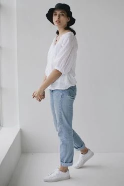 Sophie Love Linen Bucket Hat Black