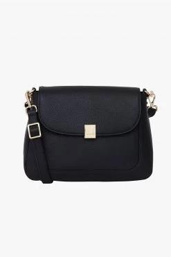 SABEN Bags Malloy Black Leather Shoulder Bag