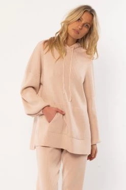 Amuse Society Knitwear Maxwell Mushroom Knit Hoodie