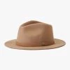 Brixton Get The Look Messer Fedora Mojave Wool Felt Hat