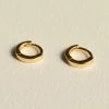Brie Leon 925 Micro Gold Sleeper Earrings