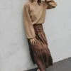Seeking Lola Montana Toffee Blouson Sleeve Jumper New In