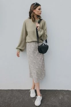 Seeking Lola Montana Sage Blouson Sleeve Jumper New In