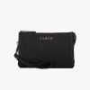 SABEN Bags Tilly Multi Pocket Black Bubble Leather Crossbody Clutch The Edit