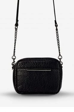 Status Anxiety Bags & Wallets Cult Crossbody With Chain Black Bubble Bag