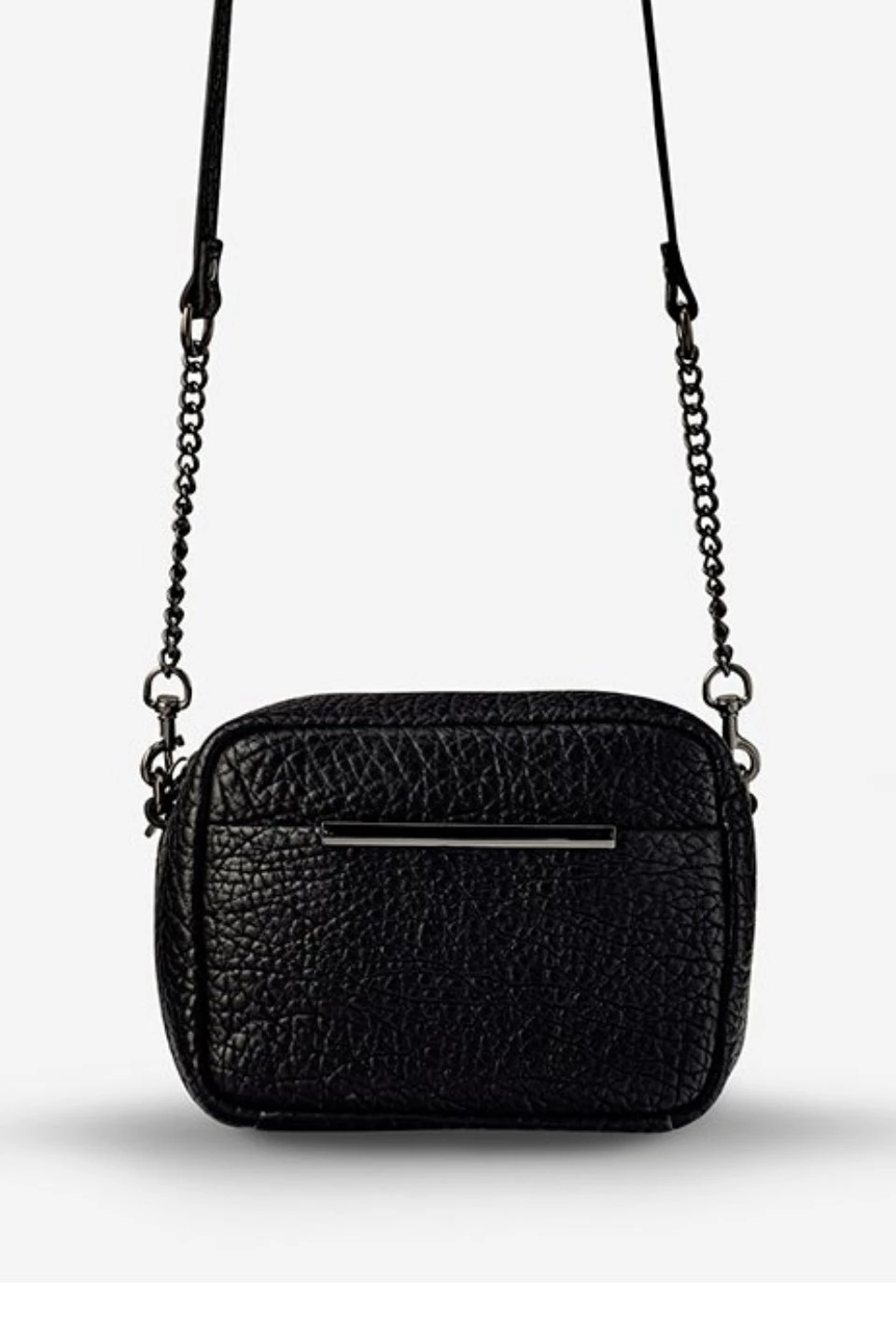 Status Anxiety Bags & Wallets Cult Crossbody With Chain Black Bubble Bag