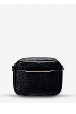 Status Anxiety Bags & Wallets Cult Crossbody With Chain Black Bubble Bag