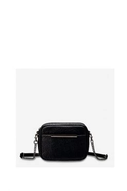 Status Anxiety Bags & Wallets Cult Crossbody With Chain Black Bubble Bag