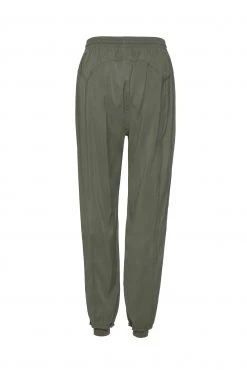 Among The Brave New Warrior Khaki Relaxed Drapey Drawstring Stretch Cuff Pant Pants