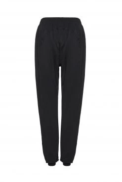 Among The Brave New Warrior Black Relaxed Drapey Drawstring Stretch Cuff Pant Pants