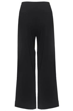 Among The Brave Pants Best Life Black Soft Crepe Wide Leg Pant