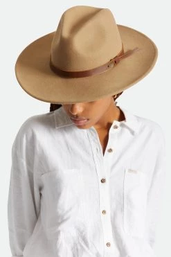 Brixton Field Proper Taupe Wool Felt Hat Hats & Beanies