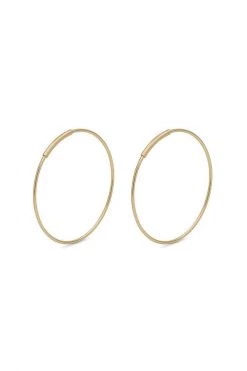 Pilgrim Raquel 25mm Gold Hoop Earring Jewellery