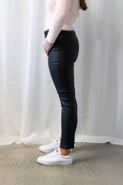 Among The Brave Riley Black Coated Jean