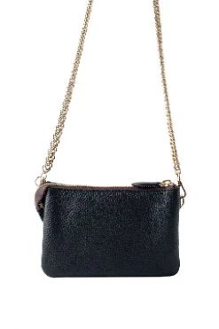 SABEN Bags Get The Look Lily Crossbody Black Bag With Chain
