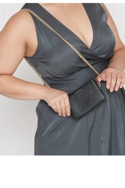 SABEN Bags Get The Look Lily Crossbody Black Bag With Chain