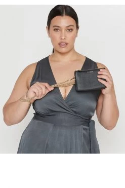 SABEN Bags Get The Look Lily Crossbody Black Bag With Chain