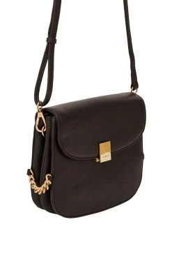 SABEN Bags Blaise Black Leather Crossbody Bag