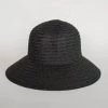 Sophie So Shady Woven Black Hat Hats & Beanies