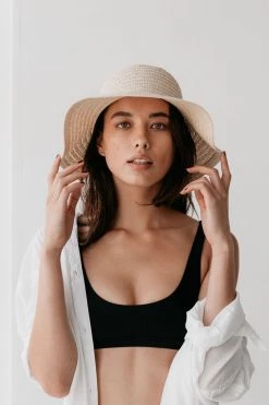 Sophie So Shady Woven Ivory Hat