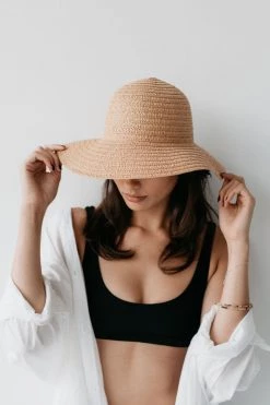 Sophie So Shady Woven Natural Hat