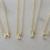 Sophie Little Letter Single Gold Necklace