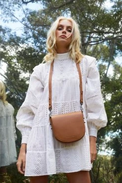 Status Anxiety Art Of Pretending Shoulder Bag Tan