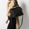 Status Anxiety Bags & Wallets Force Of Being Black Bubble Leather Handbag