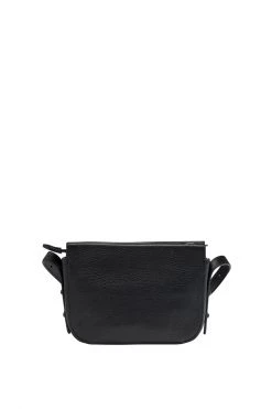 Status Anxiety In Her Command Curved Base Black Cross Body Bag With Stud Detail Bags & Wallets