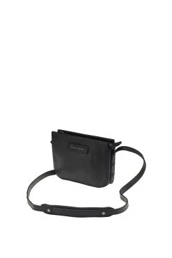 Status Anxiety In Her Command Curved Base Black Cross Body Bag With Stud Detail Bags & Wallets