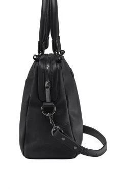 Status Anxiety Last Mountains Black Shoulder Bag