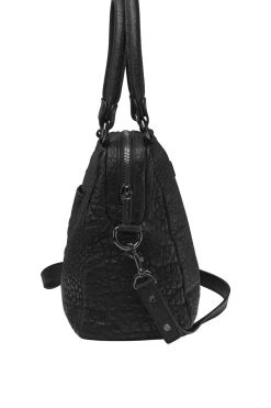 Status Anxiety Last Mountains Top Handle Black Bubble Shoulder Bag