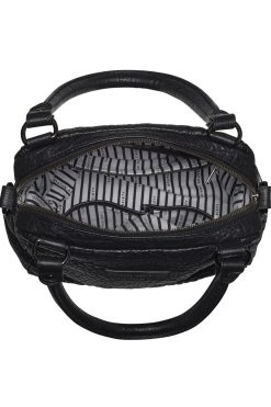 Status Anxiety Last Mountains Top Handle Black Bubble Shoulder Bag