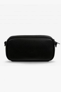 Status Anxiety Bags & Wallets New Normal Black Matt Mini Cross Body With Chain