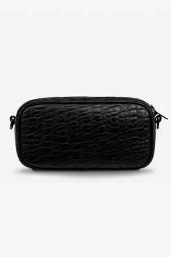 Status Anxiety New Normal Black Bubble Mini Cross Body With Chain