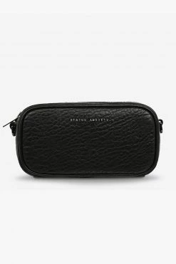 Status Anxiety New Normal Black Bubble Mini Cross Body With Chain