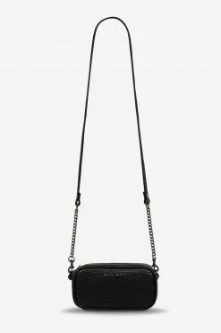 Status Anxiety New Normal Black Bubble Mini Cross Body With Chain