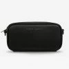 Status Anxiety Bags & Wallets New Normal Black Matt Mini Cross Body With Chain
