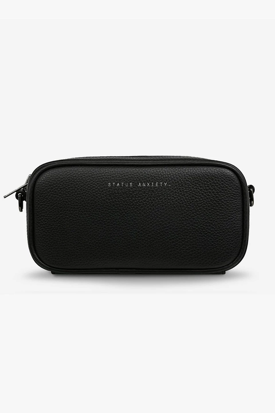 Status Anxiety Bags & Wallets New Normal Black Matt Mini Cross Body With Chain