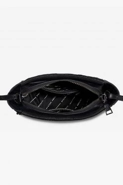Status Anxiety The Ascendants Black Shoulder Bag With Chunky Zips