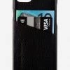 Status Anxiety Hunter + Fox Leather Black Iphone 11 Pro Case The Edit