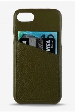 Status Anxiety Hunter + Fox Leather Khaki Iphone Plus