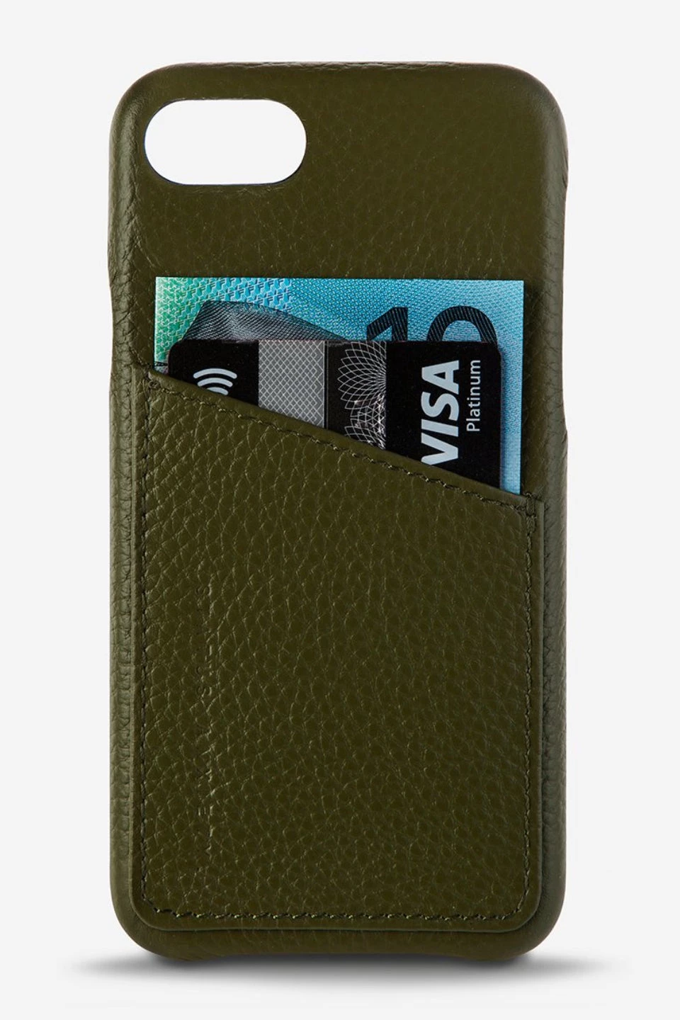Status Anxiety Bags & Wallets Hunter + Fox Leather Khaki Iphone 11 Pro Case