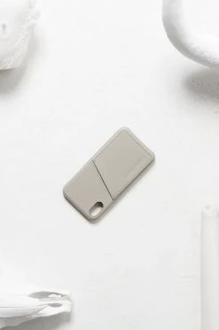 Status Anxiety Hunter + Fox Leather Light Grey Iphone 11 Pro Case Bags & Wallets