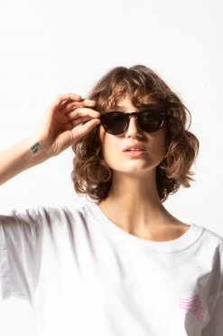 Status Anxiety Eyewear Ascetic Black Round Sunglasses